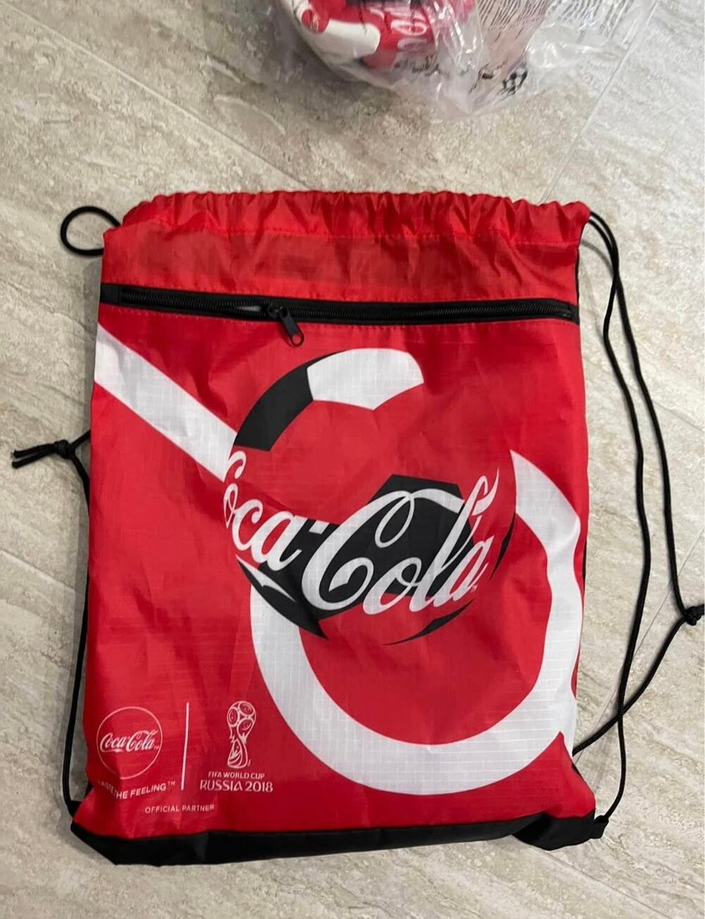 Coca-Cola FIFA World cup 2018 backpack  and soccer ball NEW